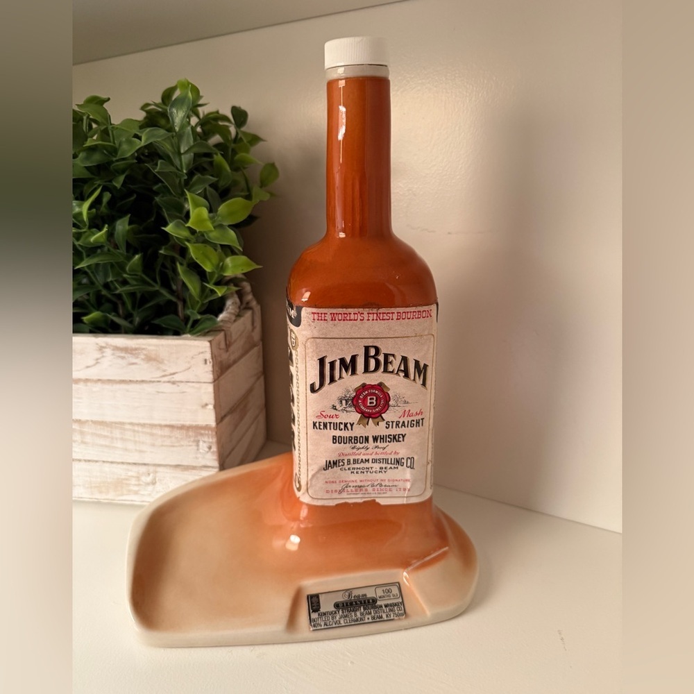 1988 Jim Beam Bourbon Regal China 100 Months Old Whiskey 6 GENERATIONS Decanter